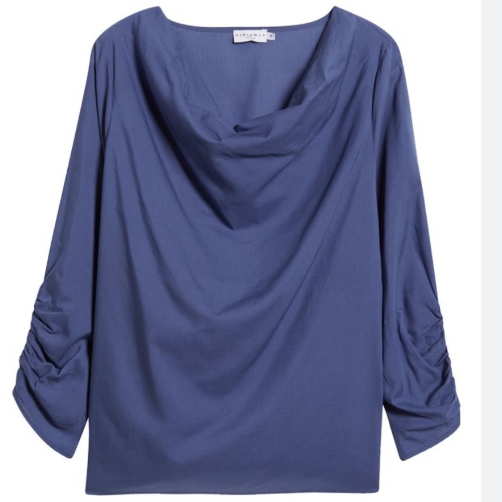 NWT! HARSHMAN Top Blue Blouse size 2X NEW